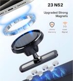 BIJASANI 2025 Upgraded Dual Magnetic 360 Degree Mobile Holder for Gym, Magsafe Compatible with Super Strong N52 Magnets, Best Gift for Gym Lovers (M11_Dual_Magnet) - Image 3