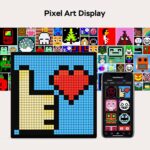 iDotMatrix LED Pixel Display, 32x32 Programmable Pixel Art Display with APP Control for Kids Boys Girls, Creative Animations,Fun Text and Digital Clock, Gaming Accessories for Desk/Wall Room Decor - Image 5