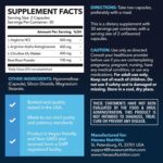 Extra Strength L Arginine - 1200mg Nitric Oxide Supplement for Muscle Growth, Vascularity & Energy - Powerful NO Booster With L-Citrulline & Essential Amino Acids To Train Longer & Harder - Image 2