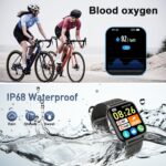 Boquaw Smart Watch for Men Fitness Tracker: Waterproof Smart Watches for Women Digital Mens Watches Make/Answer Call Running Smartwatch Android Phone iPhone Samsung Compatible Heart Rate Monitor - Image 7