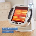 Beurer IL50 Infrared Heat Lamp, Soothing Heat For Colds And Muscle Tension, Infrared Light Therapy with 300 watts, Improves Blood Circulation, 100% UV Blocker, Medical Device - Image 2