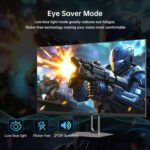 KTC 27 Inch QHD Gaming Monitor, 200Hz 1ms GTG Fast IPS 2K Computer Gamer Monitor, 1440P HDR Frameless with Adaptive Sync, Tilt Adjustment, VESA Compatible, Eye Care, DisplayPort HDMI, H27T22C - Image 7