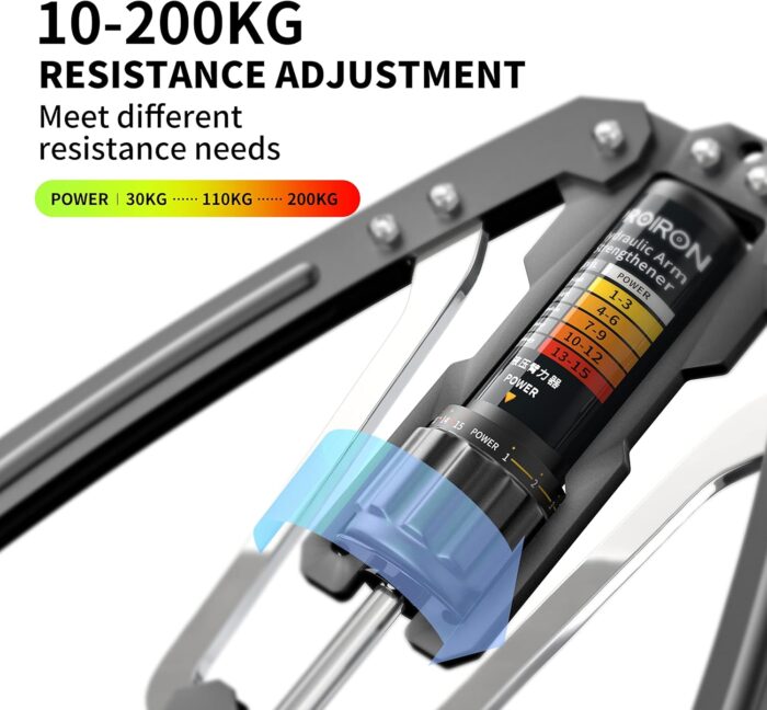 PROIRON Twister Arm Exerciser - Adjustable 10-200kg Hydraulic Power Home Chest Expander, Shoulder Muscle Training Fitness Equipment, Arm Enhanced Exercise Strengthener - Image 3