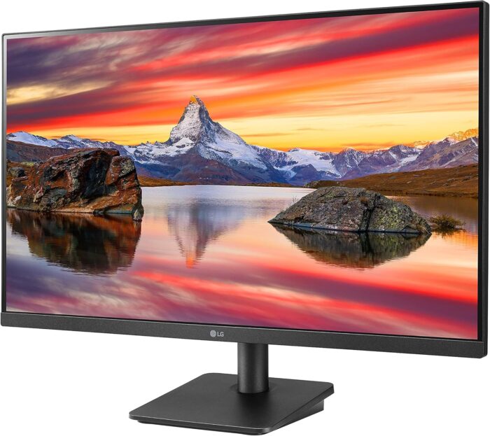 LG 27MP400-B 27” Full HD (1920 x 1080) IPS Display with 3-Side Virtually Borderless Design, AMD FreeSync and OnScreen Control – Black - Image 2
