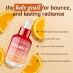 Vitamin C Brightening Facial Serum - Anti-Aging Skincare Hydrating Nourishing Radiant Complexion - All Skin Types - Lightweight Natural Ingredients - Vegan, Paraben & Cruelty Free - 1.69 Fl. Oz - Image 2