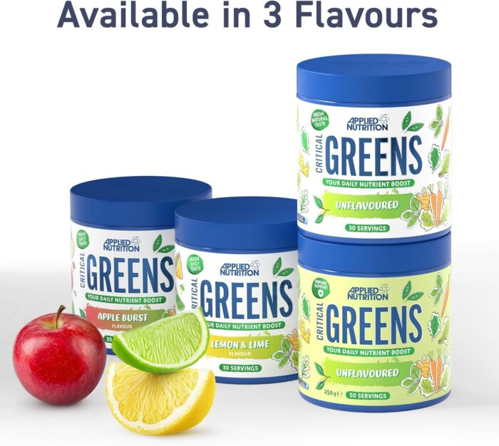 Applied Nutrition Critical Greens Powder and Superfood Blend for Gut Health Energy and Immune Support Vegan Daily Greens Juice Powder (250g - 50 Servings) - Image 7