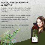 BEAUTY AMBITION Rosemary Oil For Dry, Damaged Hair & Skin Care Oil Essential Oils Pure, Organic, Natural, Undiluted Oil - 150 Ml - Image 3