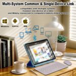 AWH Bluetooth Keyboard and Mouse Combo,Ultra Slim Rechargeable Portable Wireless Keyboard Mouse Set Compact for Android Windows Tablet Cell Phone iPhone iPad Computer Desktop PC Laptop(White) - Image 2