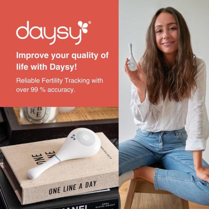 Daysy 2.0 Medical Device for Cycle and Ovulation Monitoring | Indicates Fertile and Non-Fertile Days - 99.4% Accuracy | Also for Pregnancy Planning - Image 2