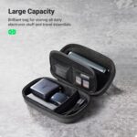 UGREEN Electronic Organizer, Travel Organizer for Electronics Accessories Water-resistant Shockproof External Hard Drive Case Small Travel Case for Cables, Chargers, SD Cards, Hard Disk, Flash Drives - Image 4