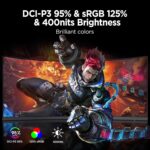 KOORUI 34-inch Curved Ultrawide WQHD 3440×1440 Gaming Monitor, 165Hz 1000R- PIP/PBP, 1ms(MPRT), HDR400, DCI-P3 95%, FreeSync Premium, 1 x DP 1.4 & 2 x HDMI 2.0, Tilt Height Swivel Adjustment, 34E6UC - Image 3