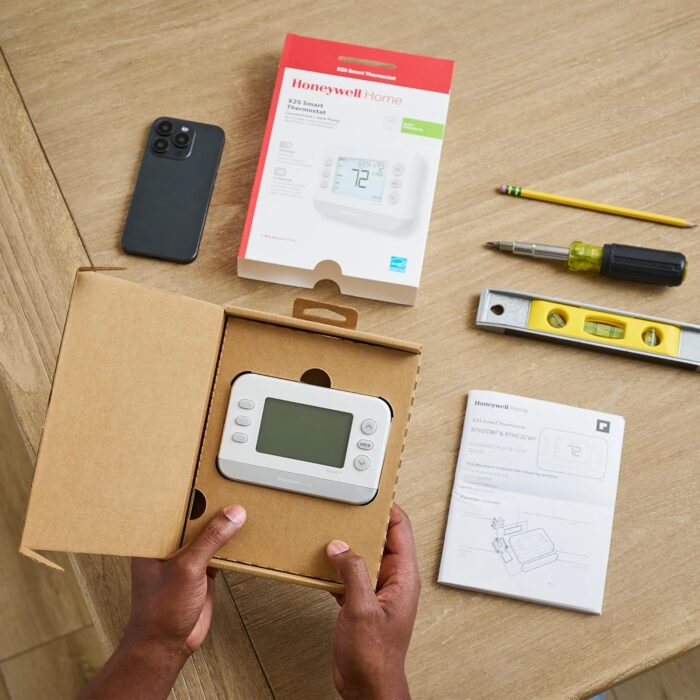 New! Honeywell Home Smart Thermostat, Conventional/Heat Pump Compatibility, WiFi Thermostat for Home, X2S, Gray - Image 3