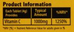 Sunshine Nutrition Vitamin C Orange Effervescent Tablets 20 Pieces x Pack of 2) Vitamin C - x2 bottles of 1000mg Vitamin C (40 tabs) - Image 2