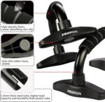 PROIRON Push Up Bar Stands, Push Up Handles with Non slip Foam Grip for Chest Press, Home Gym Fitness Exercise, Strength Training (1 pair Black) - Image 2