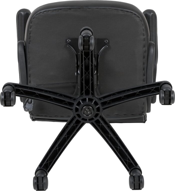 Flash Furniture X10 High-Back LeatherSoft Racing Style Gaming Chair with Flip-Up Arms, Ergonomic Padded Swivel Computer Chair, Gray/Black - Image 9