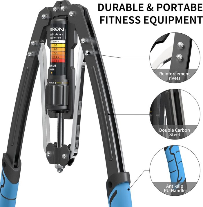 PROIRON Twister Arm Exerciser - Adjustable 10-200kg Hydraulic Power Home Chest Expander, Shoulder Muscle Training Fitness Equipment, Arm Enhanced Exercise Strengthener - Image 5