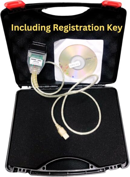 Tis Techstream V18 Mini VCI J2534 Passthru with Toyolex3 ECU Tuning Software OBD2 USB Diagnostic Scan Tool For Toyota Lexus Scion with Registration Key US EU Japan Other Install Support Online