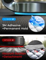 LISEN for MagSafe Car Mount, [24 Strong Magnet] 360° Rotation Magnetic Phone Holder for Car, Mobile Holder for Car Accessories Fit for iPhone 16 15 Pro Max Plus 14 13 12 MagSafe Cases - Image 3