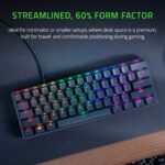 Razer Huntsman Mini 60% Compact Gaming Keyboard: Purple Switch, Clicky Optical-Mechanical Switches, Doubleshot PBT Keycaps, Detachable USB-C Cable, US Layout - Black - Image 2
