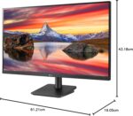 LG 27MP400-B 27” Full HD (1920 x 1080) IPS Display with 3-Side Virtually Borderless Design, AMD FreeSync and OnScreen Control – Black - Image 9