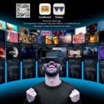 AEVRG VR Headset Adjustable 3D VR Glasses Virtual Reality Headset HD Blu-ray Eye Protected Support 5~7 Inch, Black for Android Smartphone - Image 2