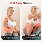 Sunny Health & Fitness Row-N-Ride Squat Assist Trainer for Glutes & Legs Workout with Adjustable Resistance, Easy Setup, Foldable Exercise Machine, Optional Multi Function Equipment - Image 6