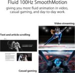 ASUS VA24EHF Eye Care Gaming Monitor – 24-inch (23.8-inch viewable), IPS, Full HD, Frameless, 100Hz, Adaptive-Sync, 1ms MPRT, HDMI, Low Blue Light, Flicker Free, Wall Mountable - Image 3