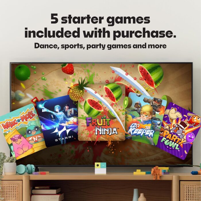 Nex Playground play system, indoor family game night, fun games and physical play, unique AI-powered video game console, turns the living room into a family play area or - Image 4