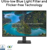 ASUS VA279HG Eye Care Gaming Monitor: 27-inch, IPS, Full HD, 99% sRGB, Frameless, 120Hz, Adaptive-Sync, 1ms MPRT, HDMI, VGA, Low Blue Light, Flicker Free, Wall Mountable - Black - Image 5