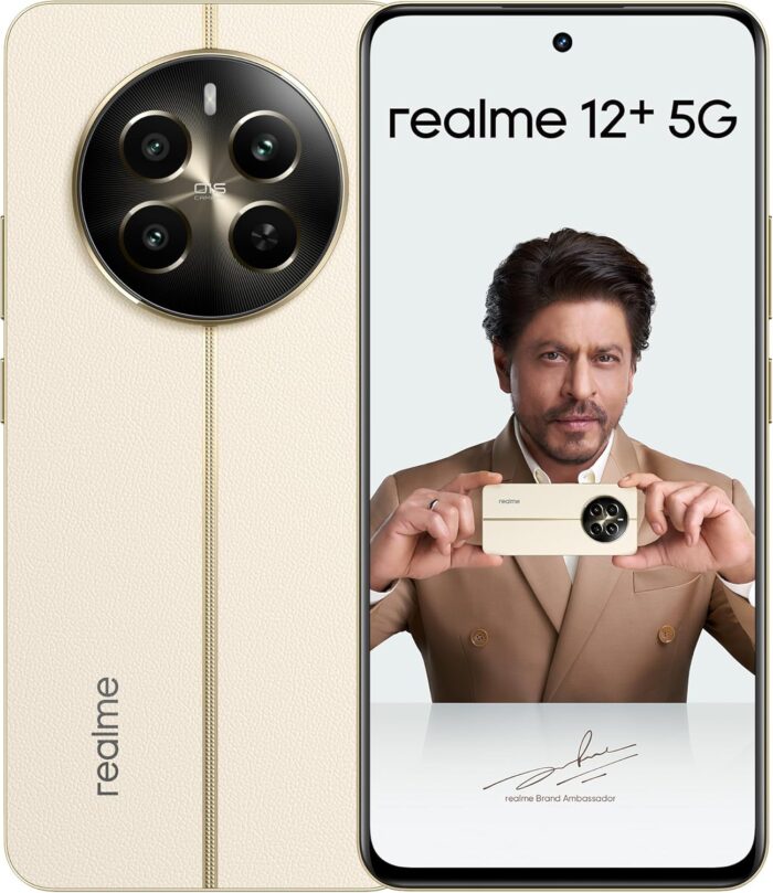 realme 12+ 5G (Navigator Beige 12GB RAM, 512GB ROM)| 120Hz Ultra-smooth AMOLED Display | 5000mAh Battery | IP54 Dust & water Resistance | 12 Months Warranty – International Version