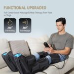 FIT KING Leg Massager with Heat for Circulation Upgraded Full Leg and Foot Compression Boots Massager for Foot Calf and Thigh Massage - Image 2