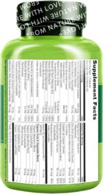 NATURELO One Daily Multivitamin for Men - with Vitamins & Minerals + Organic Whole Foods - Supplement to Boost Energy, General Health - Non-GMO - 60 Capsules - 2 Month Supply - Image 6
