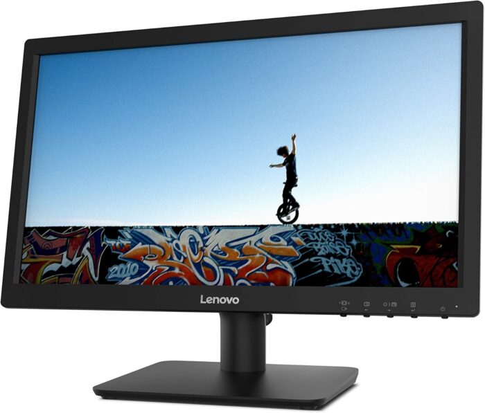 Lenovo - D19-10, 18.5 Inch (46.99 Cm) 1366 X 768 Pixels Led Hd Monitor, Tn Panel, (5Ms Response Time - 200 Nits Brightness Hdmi and Vga Port - Hdmi Cable Included - 72% Color Gamut) (Raven Black) - Image 5