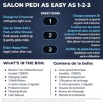 Electric Callus Remover for Feet: Best Pedicure Tools for Men by Own Harmony with 3 Rollers (Powerful), Electronic Pedi Spa Foot File Care - Perfect for Hard, Cracked, Dry, Dead Skin (USB Cable) - Image 5