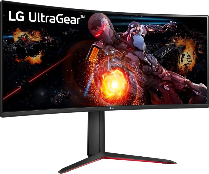 LG 34GP63A-B 34" Curved Ultragear™ QHD (3440 x 1440) Display / 160Hz Refresh Rate / HDR10 / MaxxAudio® (7Wx2) / AMD FreeSync™ Premium / 1ms MBR - Image 2