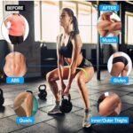 BEANPRECOY 5 Pcs Resistance Bands, Exercise Resistance Bands, Rubber Resistance Loop Bands with 5 Different Resistance Levels with Carrying Pouch for Home Workout, Strength Training, Yoga, Pilates - Image 7