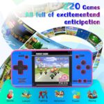 Handheld Game for Kids ，Built-in 220 32-bit Video Games, 3.0” IPS Screen, Rechargeable Portable Game , Travel Mini Arcade Electronic Toys Gift for Boys and Girls (Pink+Blue) - Image 2
