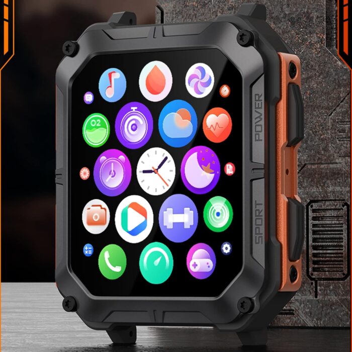Military Smart Watch with Bluetooth Calling Smartwatch for Men and Women Fitness Tracker with Heart Rate Monitor Sleep and Waterproof - Image 2
