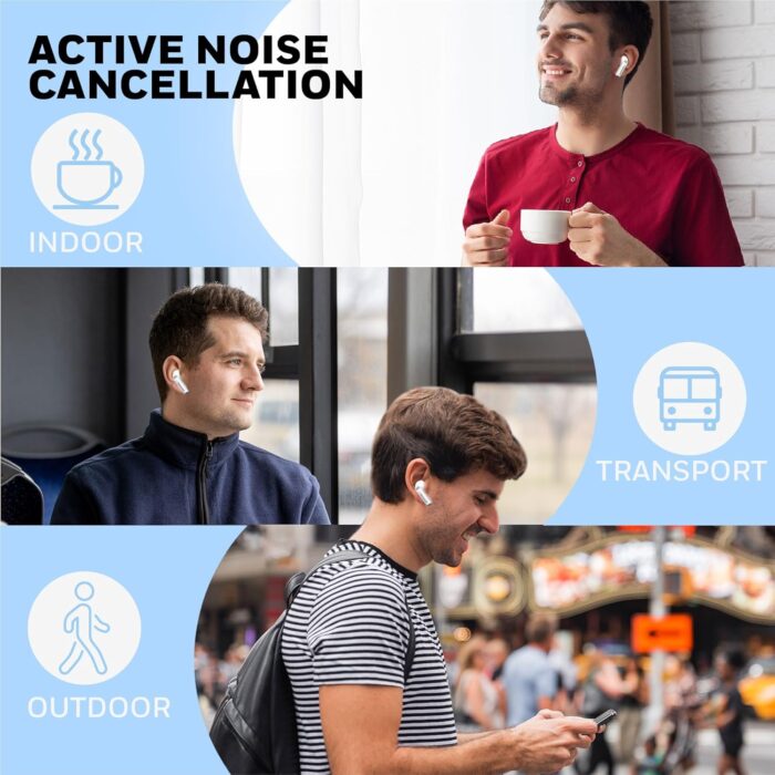 Honeywell Newly Launched Trueno U5100, in-Ear Wireless Hybrid ANC TWS Earbuds, with 33 dB ANC, Low Latency Mode, 6 mics, Bluetooth V5.2, 62 Hours of Playtime, 2 Years Manufaturer Warranty - Image 4