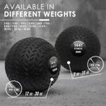 1441 Fitness Z Grip Slam Ball - Weighted 2 Kg to 30 Kg for CrossFit, Strength Training, Cardio Exercise - Non-Bouncing Medicine Ball for Core Workouts - Image 4