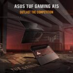 ASUS TUF Gaming A15 FA506NCR-HN044W AMD R7-7435HS/16GB RAM/512GB SSD/NVIDIA GeForce RTX 3050 4GB/15.6 FHD(1920x1080) 144Hz/Windows11 Home/1-Zone RGB/Eng-Arb Keyboard - Graphite Black - Image 2
