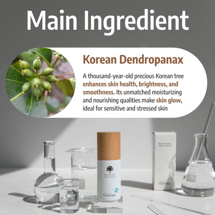 rootree Mobitherapy Repair Serum 50ml - Korean Skin Care, Anti Wrinkle & Anti Aging Treatment, K beauty, Skin Brightening Facial Care with Natural Ingredients, Vegan & Cruelty Free, For All Skin Types - Image 4