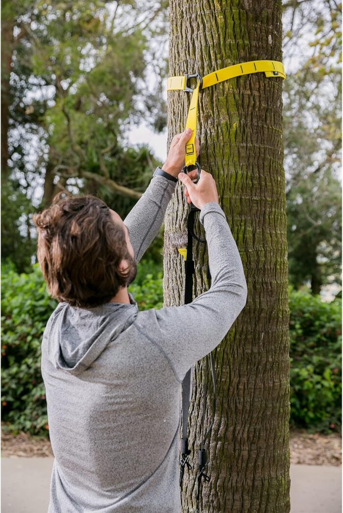 TRX GO Suspension Trainer System: Lightweight and Portable | Full Body Workout, All Levels and All Goals Includes a poster with first steps, 2 training instructions and anchors indoors and outdoors - Image 2