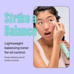 Bubble Skincare Break Even pH Balancing Toner for Oily Skin - Niacinamide + Green Tea Toner - Soothe Skin and Promote Even Texture Through Plant-Based, Exfoliating Skincare (95 ml) - Image 3