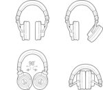 Audio-Technica ATH-M50XGM Professional Monitor Headphones, Gun Metal - Image 9