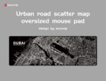 excovip Gaming Mouse Pad XL,Anti-Skid Mousepad Extended Black Large Keyboard Mouse Pad-City Road 900x300mm 0357 - Image 6