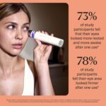 Therabody TheraFace Depuffing Wand – Cold and Heat Skincare Treatment to depuff and Glow; Beauty Wand, face Roller and Eye Massager for Dark Circles and Radiant Skin, White - Image 7