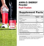 Optimum Nutrition (ON) Amino Energy - Pre Workout With Green Tea, Bcaa, Amino Acids, Keto Friendly, Green Coffee Extract, 0 Grams of Sugar, Anytime Energy Powder - Fruit Fusion, 270 G, 30 Servings - Image 11