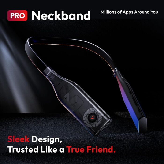 VITURE Pro Neckband, Official Partner of PSPlay, Multi-screen/3DoF/Smooth Follow/Ambient Mode, 3D Player, AI Assistant, Almost Wireless Freedom for Gaming & Streaming, 8GB+128GB - Image 2