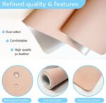 Sky-Touch Desk Pad Leather Computer Mouse Pad Office Desk Mat Extended Gaming Mouse Pad, Non-Slip Waterproof Dual-Side Use Desk Mat Protector 80 x 40cm, (Pink/White) - Image 3